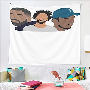 Drake J Cole Kendrick Lamar Tapestry Premium Merch Store