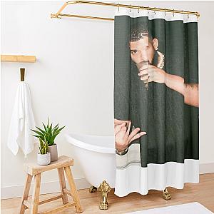 The Man Drink Shower Curtain Premium Merch Store