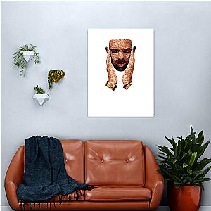 Drke Drizzy Rapper Moasiac Canvas Print Premium Merch Store