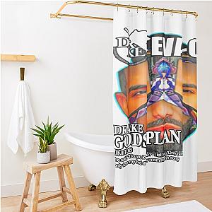 Drake Gods Plan Shower Curtain Premium Merch Store