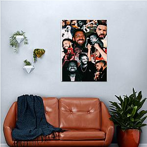 Rapper Vintage Draker Canvas Print Premium Merch Store