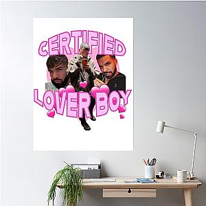 Drake Bbl Certified Lover Boy Poster Premium Merch Store