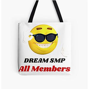 Dream SMP Bags - Dream SMP All Members All Over Print Tote Bag RB1106 [ID9401]