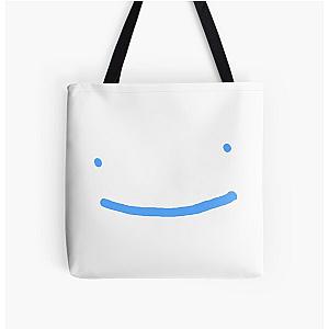 Dream SMP Bags - Dream SMP blue smile All Over Print Tote Bag RB1106 [ID9410]