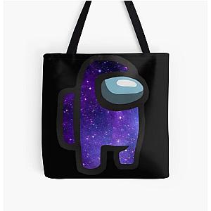 Among Us Merchandise - Among Us Impostor Galaxy All Over Printed High Quality Tote Bag [ID9968]