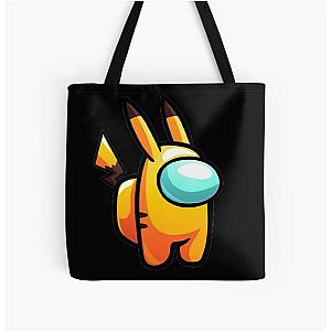 Among Us Merchandise - Among Us Super Pi-ka All Over Printed High Quality Tote Bag [ID9958]