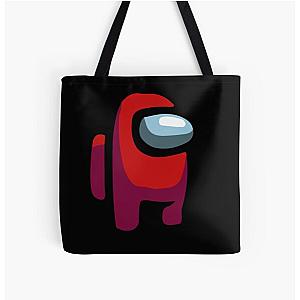 Among Us Merchandise - Among Us Red All Over Printed High Quality Tote Bag [ID9956]