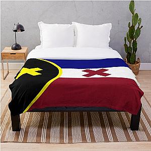 Dream SMP Bedding Sets - L'Manberg Dream SMP Flag Throw Blanket RB1106 [ID8844]