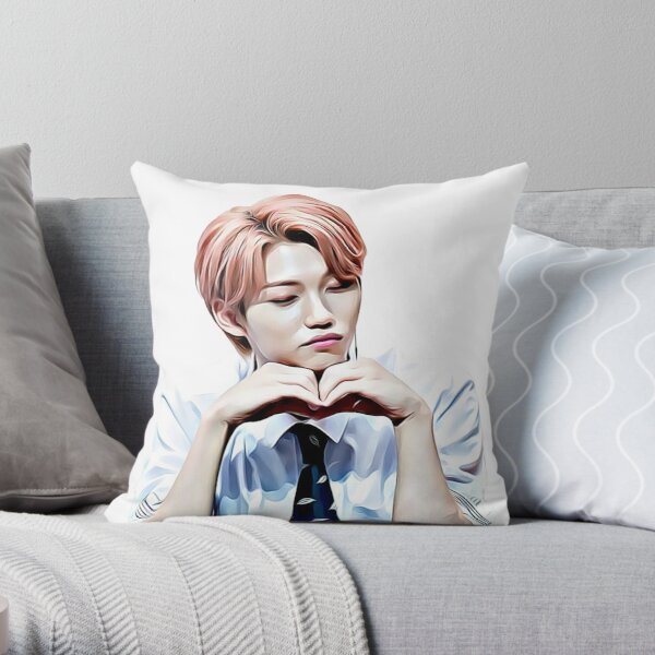 KPOP STRAY KIDS FELIX ART Throw Pillow RB0508 product Offical Stray Kids Merch