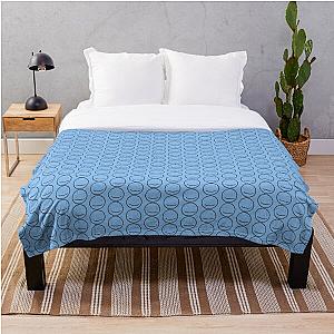 Dream Blanket - Dream smile face blue Throw Blanket RB2608