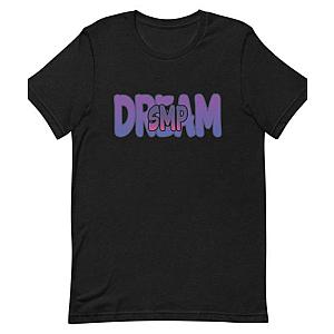 Dream T-shirts - Dream SMP Purple Letter Printed T-shirt