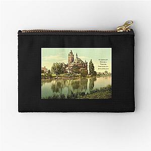 Shakespeare's Memorial Theater at Stratford-on-Avon, England, 1890s Zipper Pouch