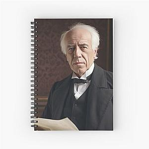 Konstantin Stanislavski - Russian Theater - Digital Art Spiral Notebook