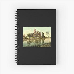 Shakespeare's Memorial Theater at Stratford-on-Avon, England, 1890s Spiral Notebook