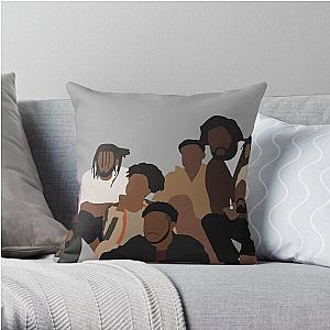 Dreamville All Members Throw Pillow RB0506