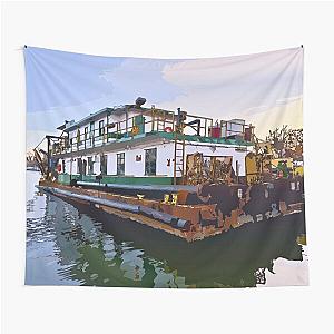 Dredge at Dusk Wall Tapestry