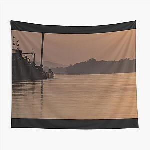 Dredge On The Mississippi Wall Tapestry