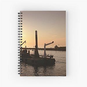 Sunset Dredge Spiral Notebook