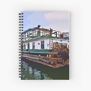 Dredge at Dusk Spiral Notebook