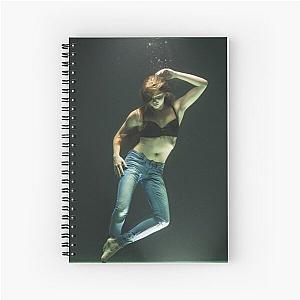 Drowning Fashion Model Fiction Spiral Notebook