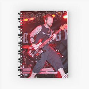 Stevie Benton - Drowning Pool - Photograph Spiral Notebook