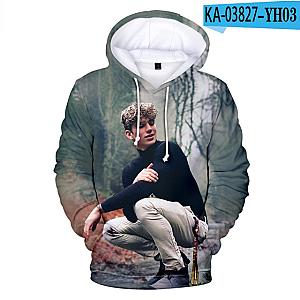 Vinnie Hacker Hoodie - Trendy Printed Pullover Vinnie Hacker Hoodies