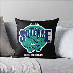 Dr. Stone Pillows - Team Kingdom of Science Throw Pillow RB2805