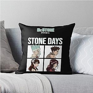 Dr. Stone Pillows - Stone Days  Throw Pillow RB2805