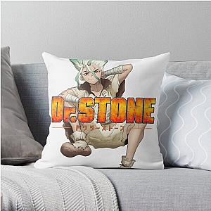 Dr. Stone Pillows - Dr. Stone anime/manga design with Senku  Throw Pillow RB2805