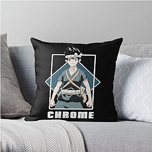 Dr. Stone Pillows - Chrome Throw Pillow RB2805