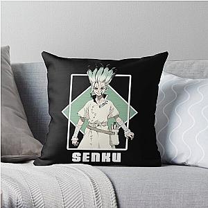 Dr. Stone Pillows - Senku Ishigami Throw Pillow RB2805