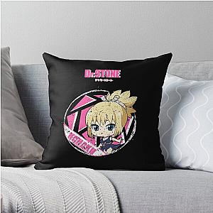 Dr. Stone Pillows - Kohaku Stone (Grunge Style) Throw Pillow RB2805