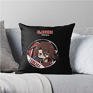 Dr. Stone Pillows - Tsukasa Stone (Grunge Style) Throw Pillow RB2805