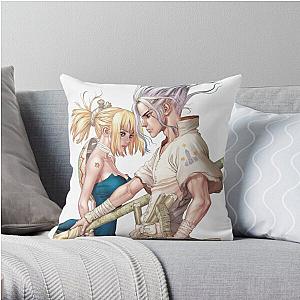 Dr. Stone Pillows - Ishigami Senku - Kohaku Throw Pillow RB2805