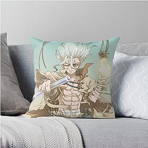 Dr. Stone Pillows - Dr Stone Senku Throw Pillow RB2805