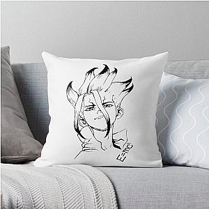 Dr. Stone Pillows - Dr Stone Anime Fan art Throw Pillow RB2805