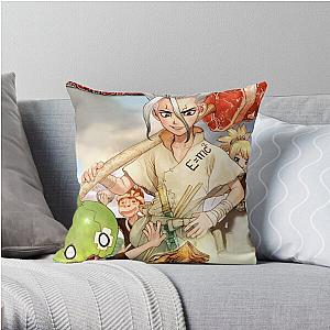 Dr. Stone Pillows - Dr. Stone Throw Pillow RB2805