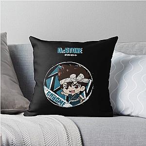 Dr. Stone Pillows - Chrome Stone (Grunge Style) Throw Pillow RB2805