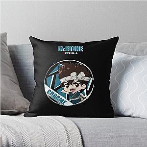 Dr. Stone Pillows - Chrome Stone Throw Pillow RB2805