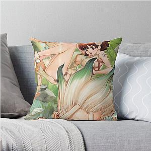 Dr. Stone Pillows - Dr. Stone Throw Pillow RB2805