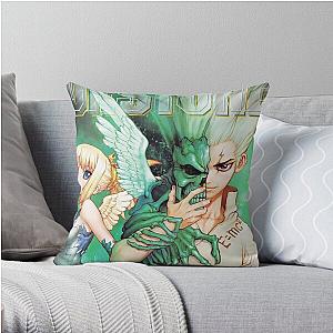 Dr. Stone Pillows - Dr. Stone Throw Pillow RB2805