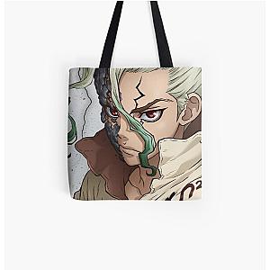 Dr. Stone Bags - Senku - Stone All Over Print Tote Bag RB2805