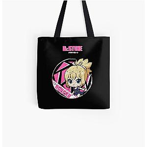 Dr. Stone Bags - Kohaku Stone (Grunge Style) All Over Print Tote Bag RB2805