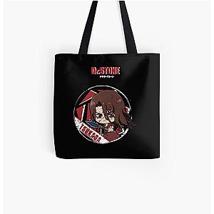 Dr. Stone Bags - Tsukasa Stone (Grunge Style) All Over Print Tote Bag RB2805