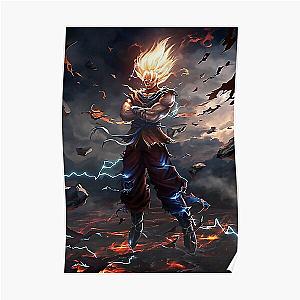 Dragon Ball Posters: Son Goku Super Saiyan Poster Anime Poster