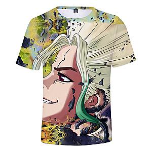 Dr.Stone Printed T-shirt - Casual Streetwear Dr.Stone T-shirts