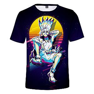 Dr.Stone Printed T-shirt - Fashion Casual Streetwear T-shirts