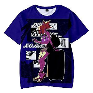 Dr. Stone T-Shirts - Kohaku Blue Urban Hip Hop Wifu Look  T-Shirt