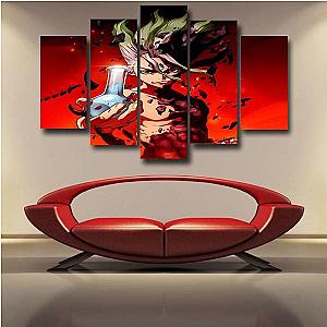 Dr. Stone Wall Arts - Senku Ishigami Classic Red Home Dynamic 3D Canvas