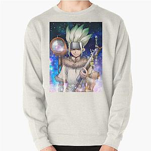 Dr. Stone Sweatshirts - Stone Wars Senku Ishigami Pullover Sweatshirt RB2805